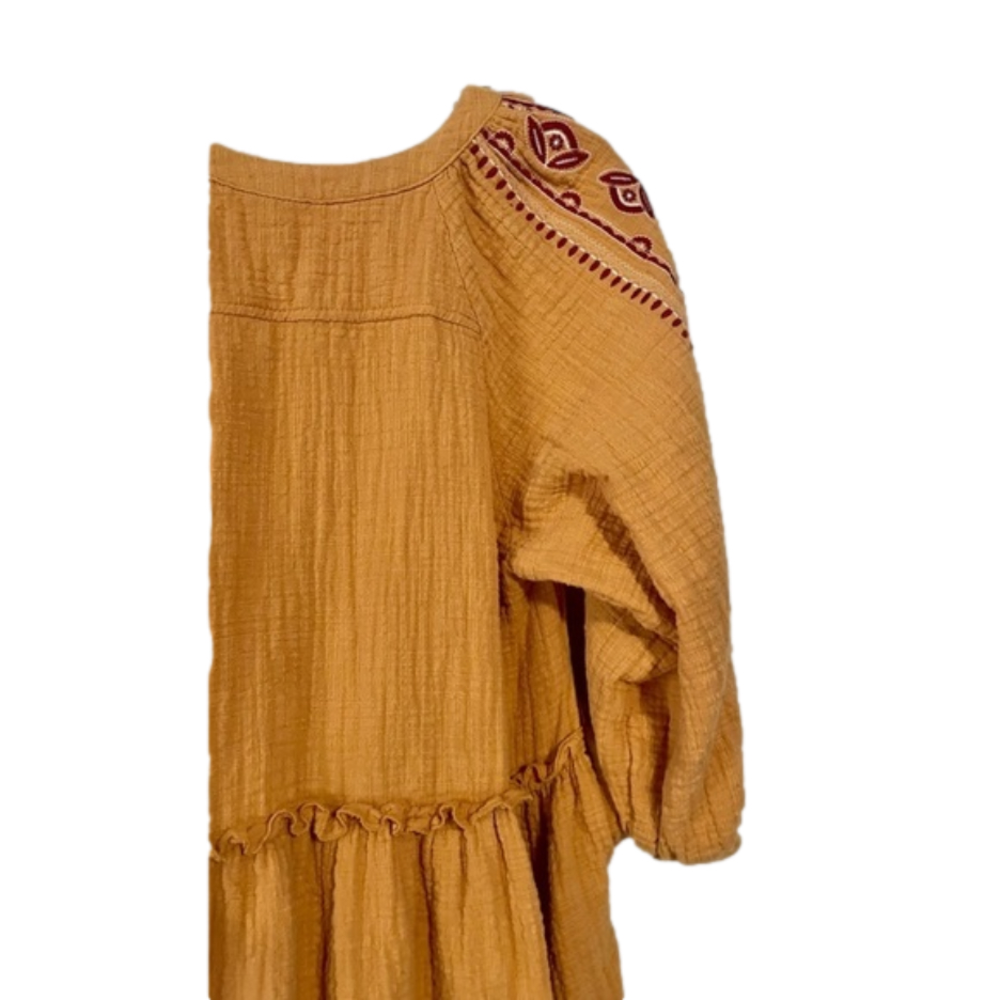 - Code X Mode Size Medium Embroidered Tiered Dress - image 6